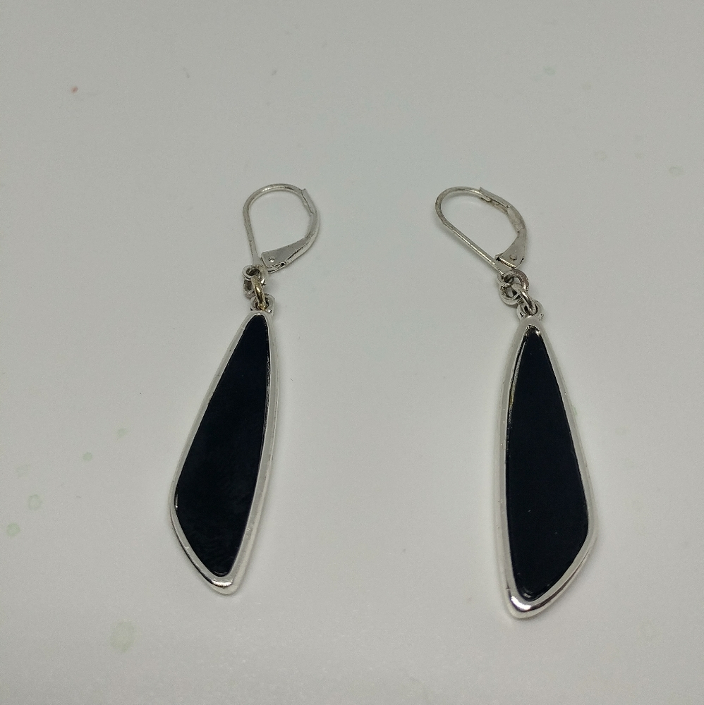Etienne Aigner Silvertone Earrings